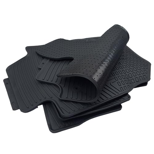 2018-2024 Toyota Camry Floor Mats Front & 2nd Row, 3D All-Weather Black D24843