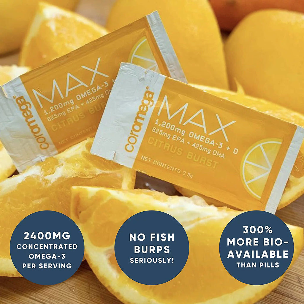 COROMEGA Max Citrus Burst Omega 3 30 CT J6515