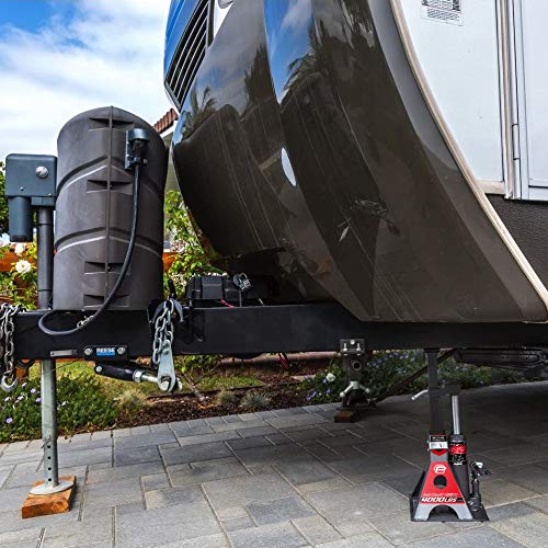 Powerbuilt 3 Ton Bottle Jack and Jack Stands in One, 6000 lb Capacity V6309