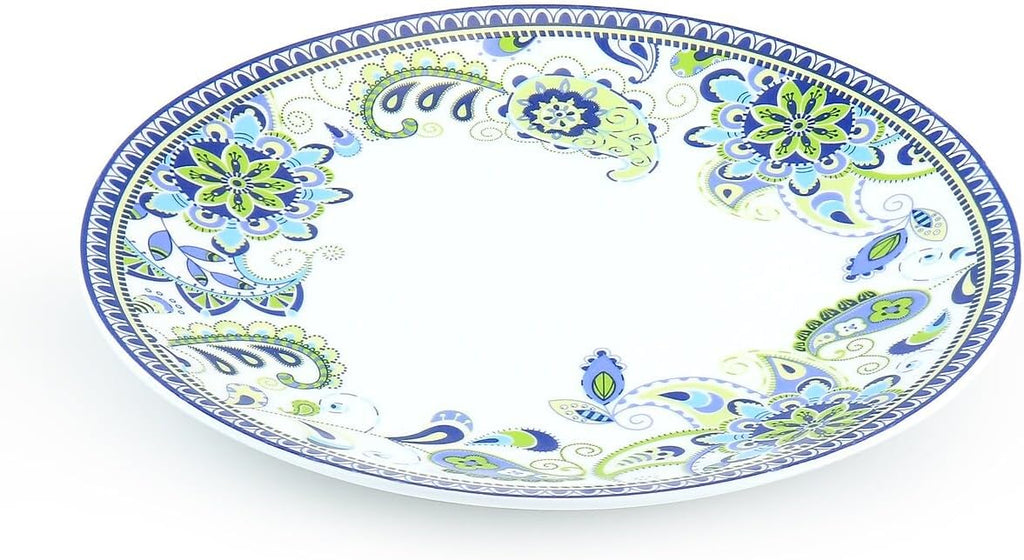 Elama Blue Crush 16 Piece Porcelain Dinnerware Set U7651