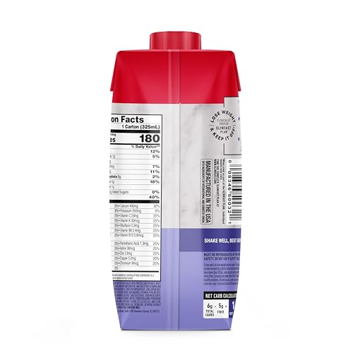SlimFast Protein Shake, Chocolate, 20g Protein, Meal Replacement, 12 Count R712103