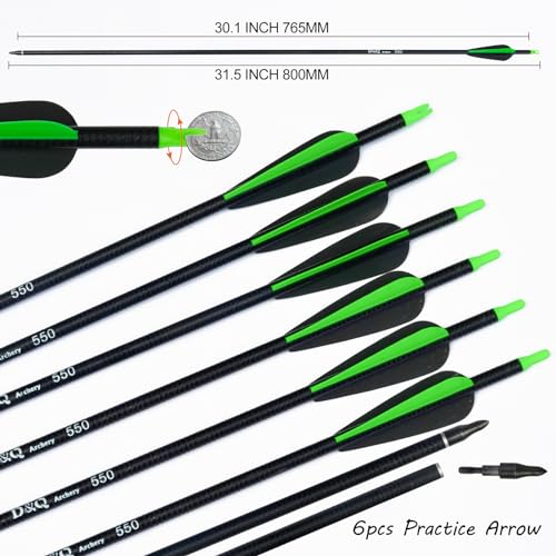 D&Q 58" Takedown Recurve Bow and Arrow Set for Adults Beginners, Right Hand T585