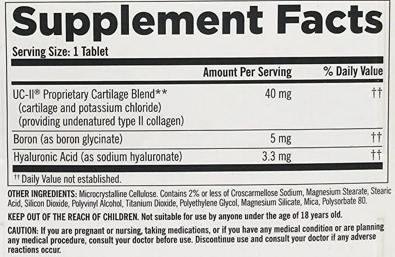 Kirkland Signature Triple Action Joint Health Coated Tablets F93545