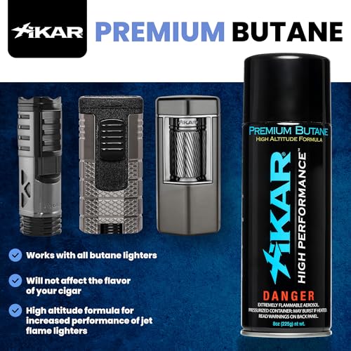 XIKAR PUROFINE High Altitude Butane Fuel Refill - 8 Oz C5656