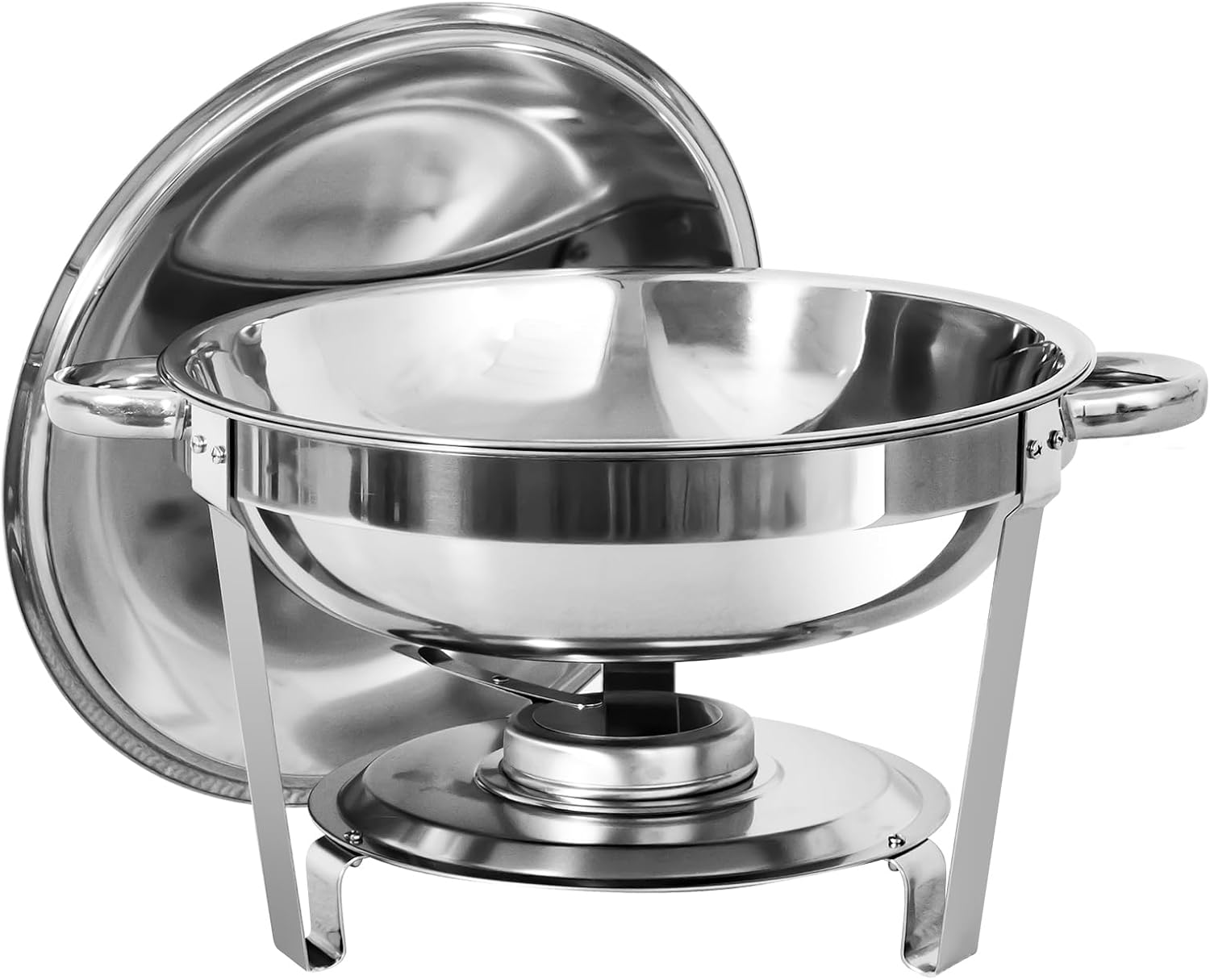 5 Qt Stainless Steel Chafing Dish Buffet Set 6 Pack V483