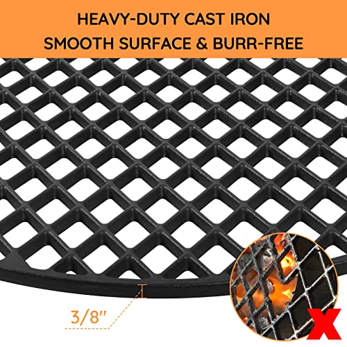 Cast Iron Cooking Grate for 22.5 Inch Weber Kettle Grill Y8616