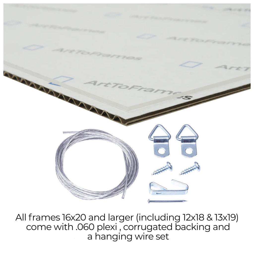 ArtToFrames 20x30 Inch Mahogany Picture Frame with Plexi Glass H600