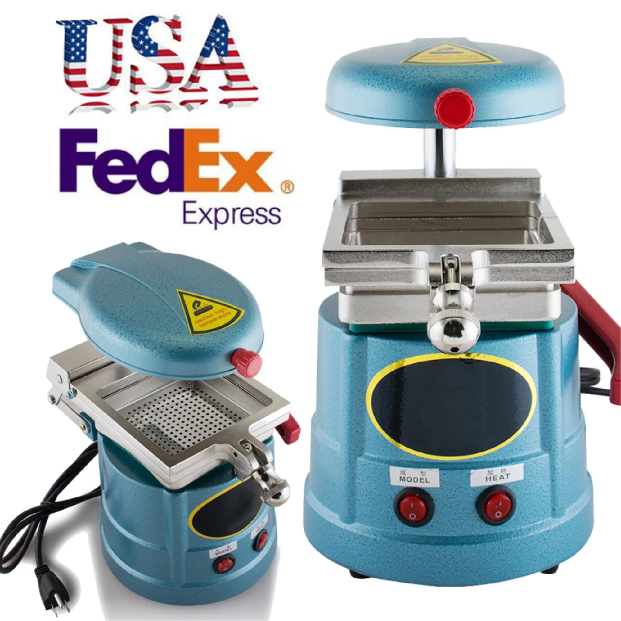 800W Dental Vacuum Forming Machine for Precise Heat Molding B77445