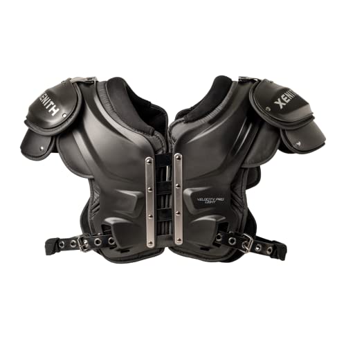 Xenith Pro Light/Velocity 2 Varsity Football Shoulder Pads - All Purpose Protective Gear- Prioritizes Speed and Range of Motion with Full Coverage- Lightweight and Low Profile- Adult Small to 2XLarge