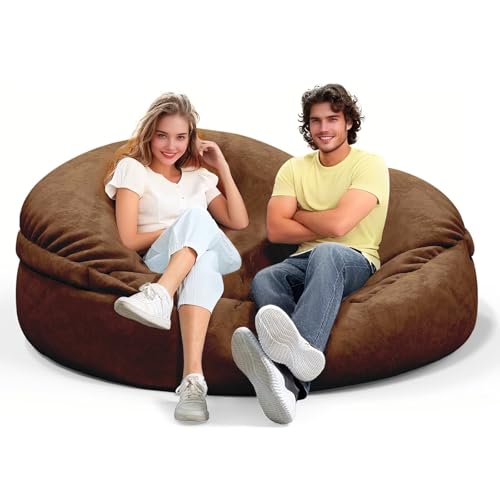 Bean Bag Chair for Adults 3FT, Soft Removable Cover, Light Gray M535251