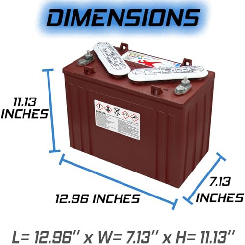 Trojan T-1275 12V 150Ah Deep Cycle Battery x4 X67575