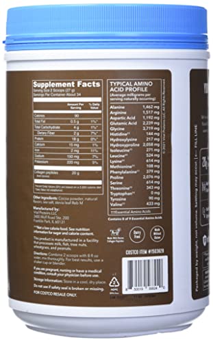 Vital Proteins Collagen Peptides Chocolate, 32.56 oz R252650