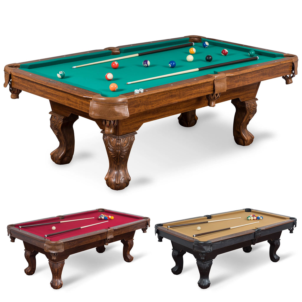 Classic Sports Brighton 87" Billiard Pool Table in Green E773477