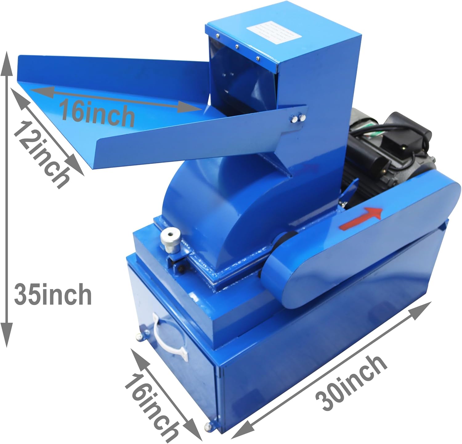 TECHTONGDA Hammer Crusher Electric Shatter Grinder 220V 3KW F473419