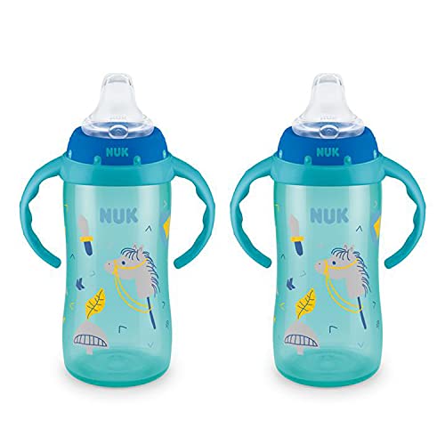 NUK Learner Cup, 6+ Months, Timeless Collection, Amazon Exclusive, 5 Oz, – BPA Free, Spill Proof Sippy Cup, 2 Count (Pack of 1)
