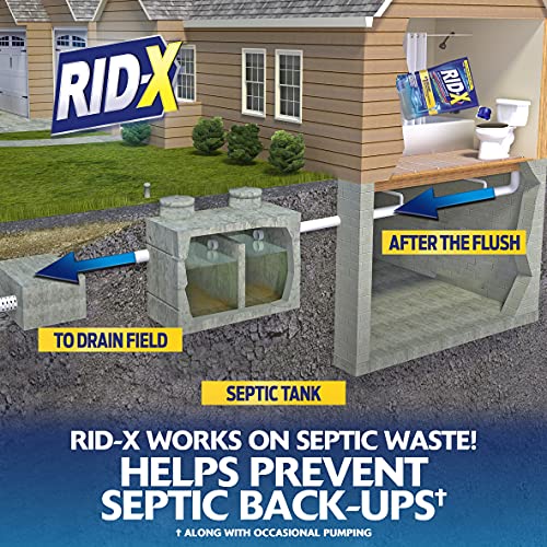 Rid-X Septic System Treatment Dual Action Septi-Pacs, 3-Month Supply S589
