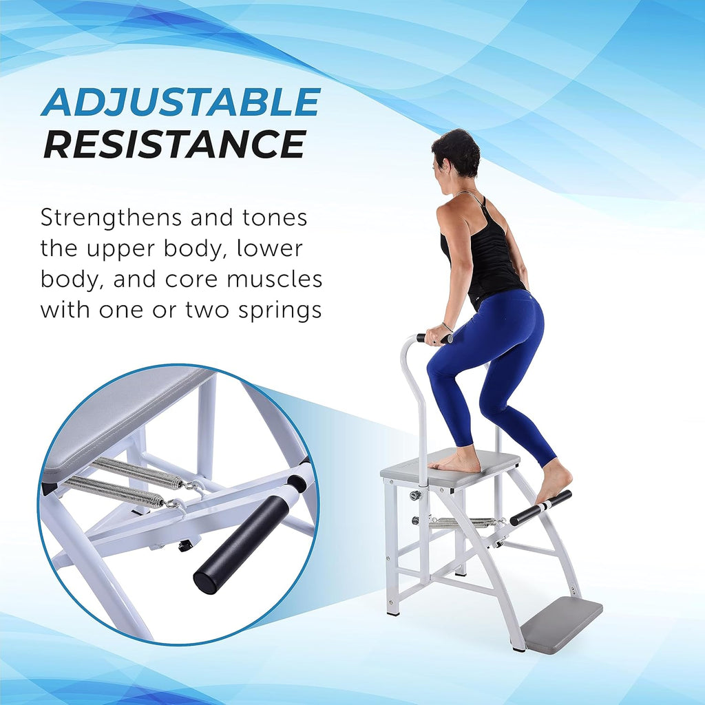 AeroPilates Precision Pilates Chair - Home Gym Workout Machine P769451