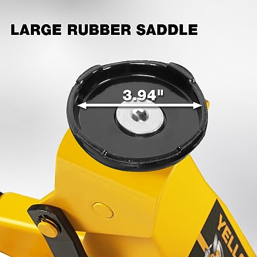 YELLOW JACKET 2.5 Ton Trolley Jack with Carrying Case, 5500 lb Capacity N593266