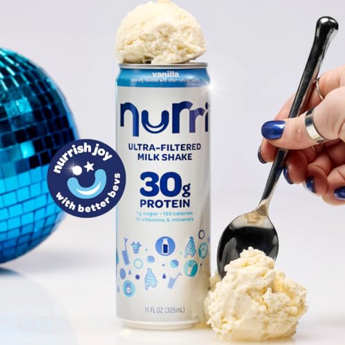Nurri Ultra Filtered Milk Shake Vanilla, 11 fl oz, 12 Cans P71053