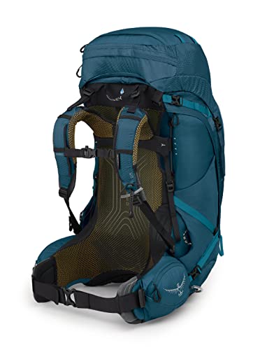 Osprey Atmos AG 65L Men's Backpacking Backpack, Venturi Blue, L/XL S191