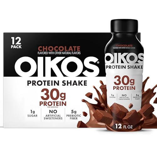 Oikos Protein Shake Salted Caramel 30g Ready to Drink 12 fl oz 12 Count L3074