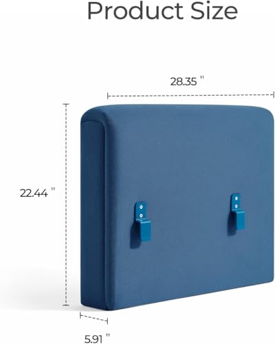 LINSY HOME Modular U Shaped Sectional Sofa with Storage, Blue M8981