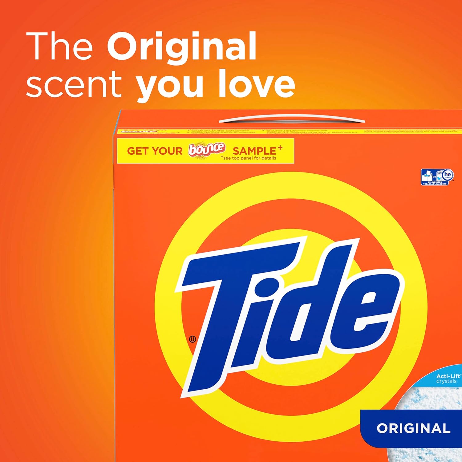 Tide Powder Laundry Detergent Original, 143 Ounce K2767