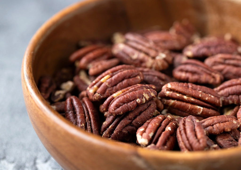 Organic Roasted Pecan Halves with Himalayan Salt, 1 Pound by Food to Live M464