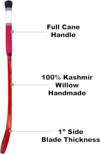 Kashmir Willow Cricket Bat Full Size with Tennis Ball Tape E21547