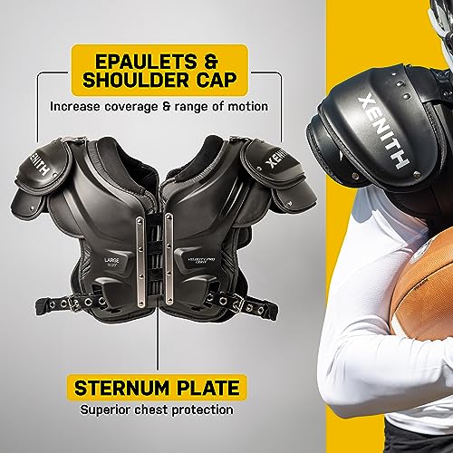 Xenith Pro Light/Velocity 2 Varsity Football Shoulder Pads, Adult Small to 2XLarge Q36206