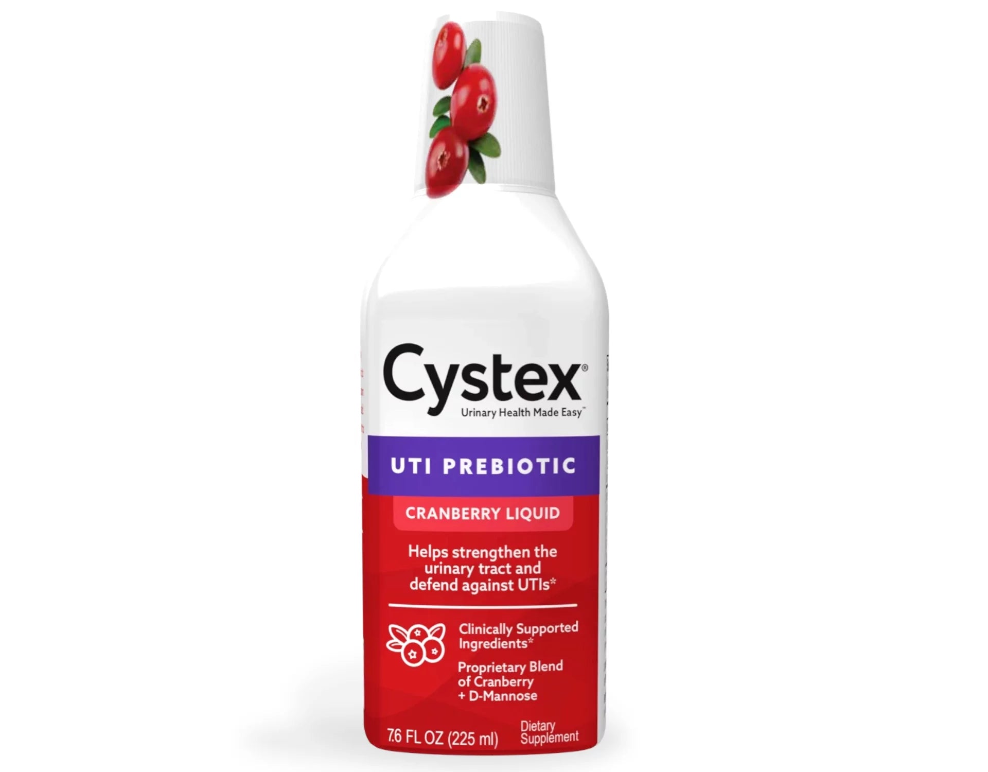 Cystex Urinary Health Cranberry Flavor 7.6oz 4 Pack J758890