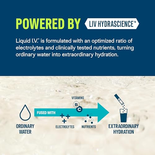Liquid I.V. Hydration Multiplier Lemon Lime Electrolyte Powder Drink Mix, 16 Servings K2401