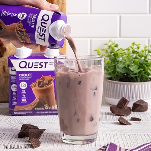 Quest Nutrition Salted Caramel Protein Shake, 30g Protein, 11 fl oz, 12 Pack C47408