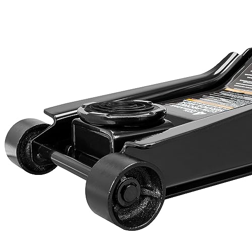 Torin T83505W BlackJack Hydraulic Low Profile Steel Racing Floor Jack, 3 Ton Capacity U93889