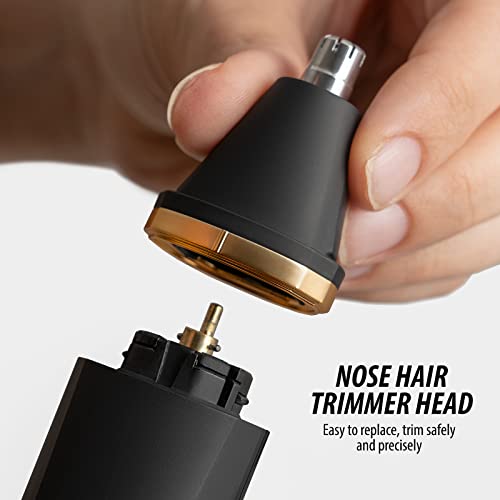 OLOV Electric Groin Hair Trimmer for Men with Replaceable Ceramic Blades, USB Rechargeable, Waterproof K8596